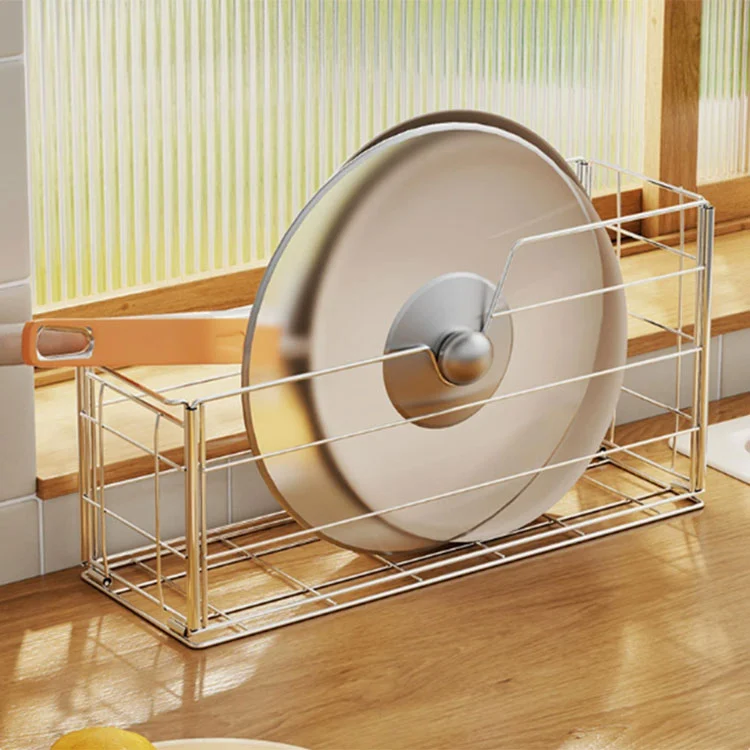 Çok Amaçlı Mutfak Tencere ve Tava Depolama Rafı